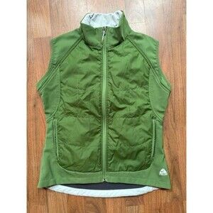 Nike ACG Vest Womens Medium Convertible Full Zip Puffer Thinsulate Green